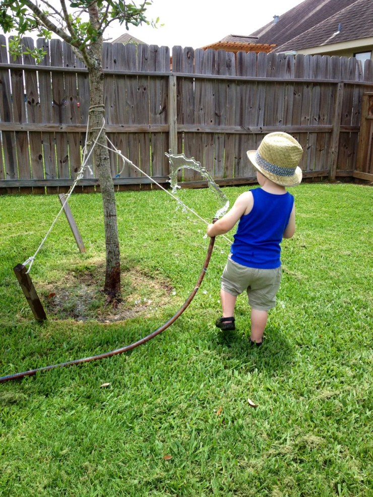 rowdy with water hose 6-20-13