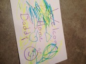 Welcome Home Daddy sign